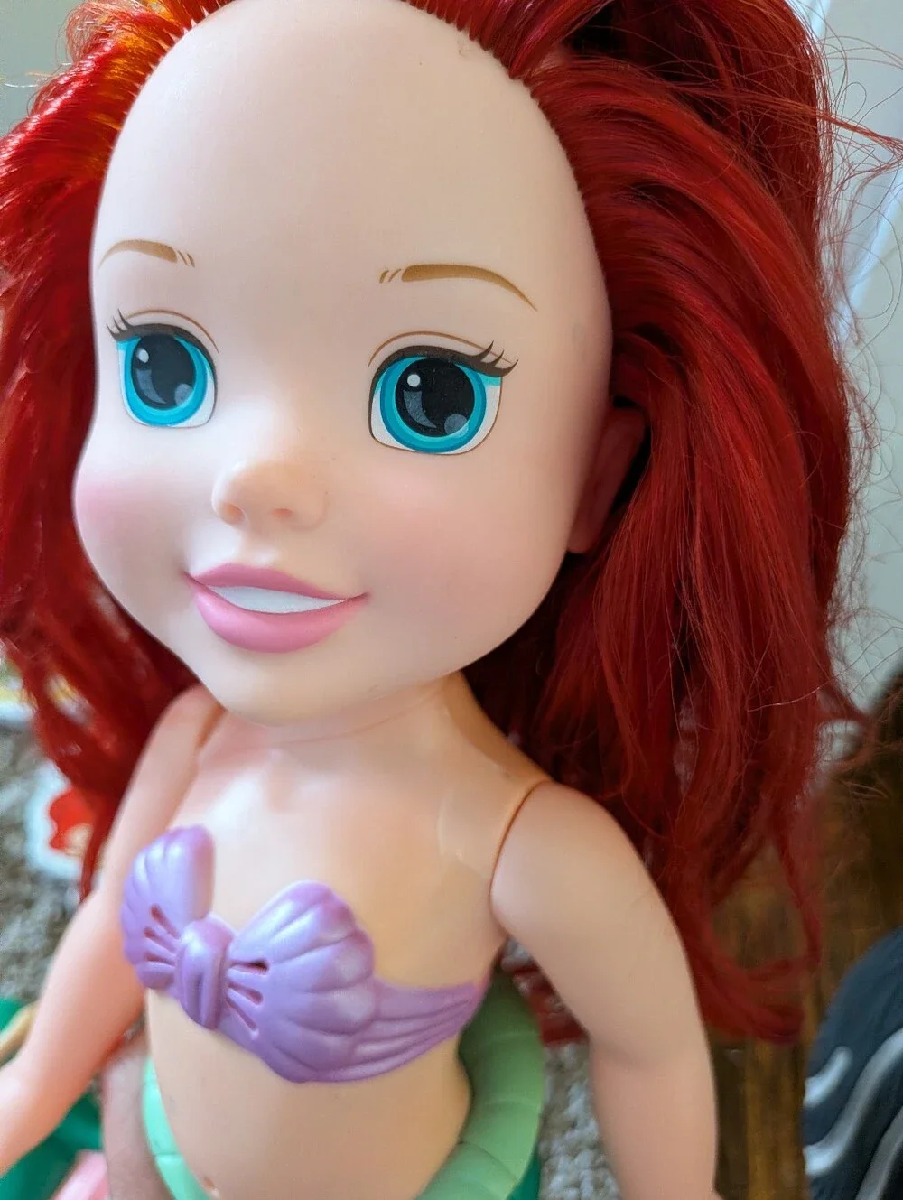 Disney princess Ariel little mermaid bath and pool toys